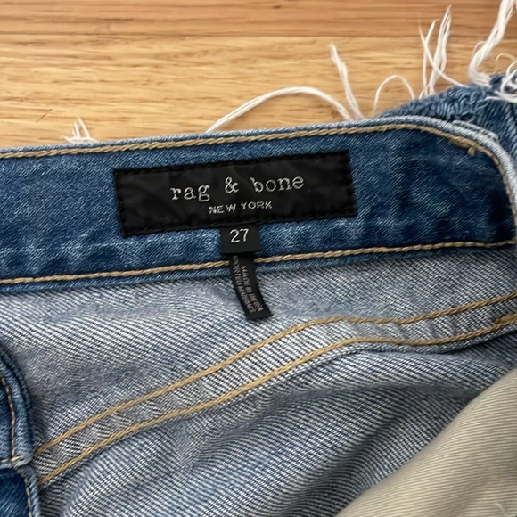 Rag & Bone Straight Leg Denim - Size 27 (Size 4) - Picture 4 of 5
